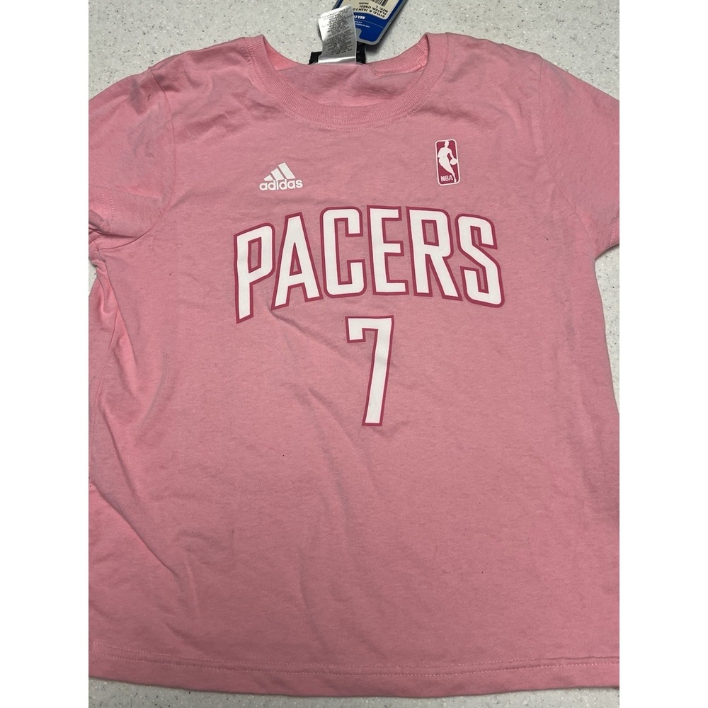 NWT NBA‎ Indiana Pacers Girls Jersey Short Jermaine O'Neal Pink Size Large